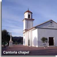 Chapel above  Cantoria village