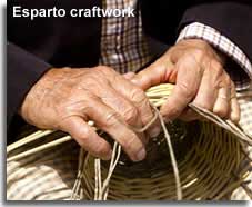 Traditional Esparto craft work of Seron