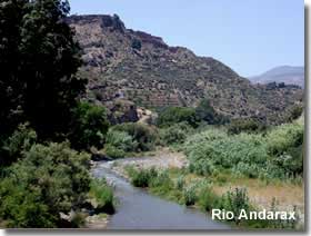 River Anderax in the Alpujarra of Almeria