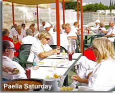 Mojacar bowls club paella saturday