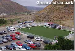 Mojacar bowling club green and car park