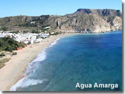 Agua Amarga village and beach.
