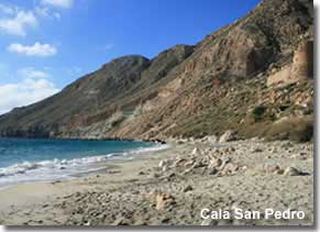 San Pedro cove in the Cabo de Gata Natural Park