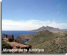 View from and the Mirador de la Amitista