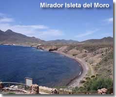 views of and from mirador Isleta del Moro