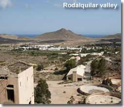 Valley of Rodalquilar in the Cabo De Gata