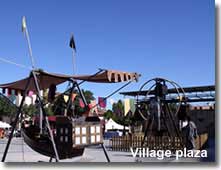 Medieval Fair on village square in Los Gallardos