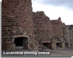 Restored mining ovens at Lucainena in Almeria
