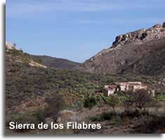 Old farm house in the Sierra Filabres mountain range in Almeria
