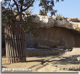 Bear enclosure
