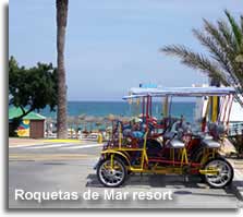Holiday and beach resort of Roquetas de Mar