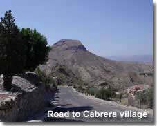 Mountain road in Sierra Cabrera
