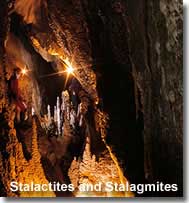Stalactites and Stalagmites at Cuevas de Sorbas