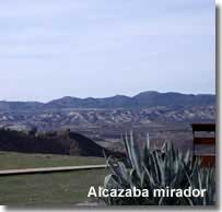 Purchena mirador with views over the Almanzor valley