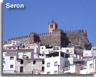 Castle and village of Seron in the Almanzora