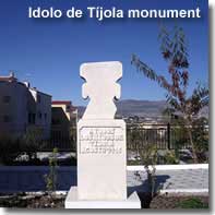Statue replica of the Tijola prehistoric idol.