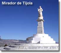 Tijola Mirador with views over the Almanzora valley