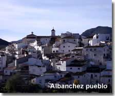 Albanchez village in the Almanzora of Almeria