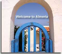 Traditional arch and gate in Almeria