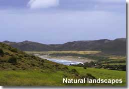 Natural landscapes in Spain