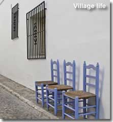 Spanish village street
