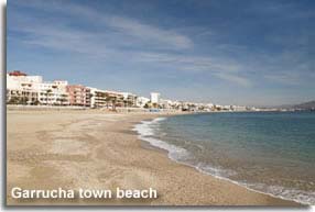 Garrucha town beach