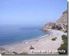 La Garrofa beach and cove