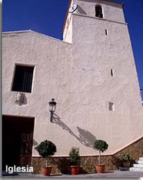 Bedar village church Iglesia Santa Maria