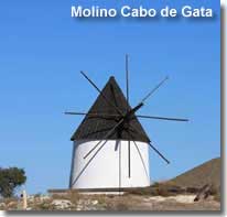 Typical windmill of Cabo de Gata