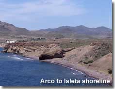 Coastline between Isleta del Moro and Escullos