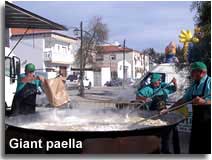 Giant fiesta paella