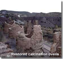 Restored calcination ovens at Lucainena de las Torres village in Almeria