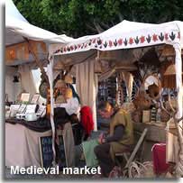 Medieval market in Mojacar village