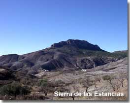 Sierra de las Estancias mountains in Almeria