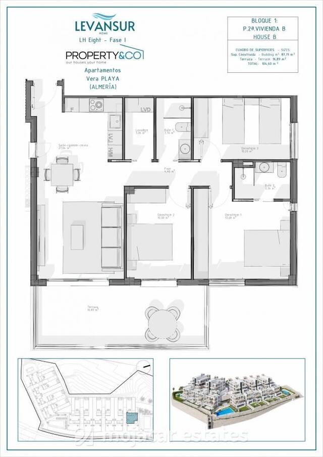 ME 3068: Apartment for Sale in Vera Playa, Almería