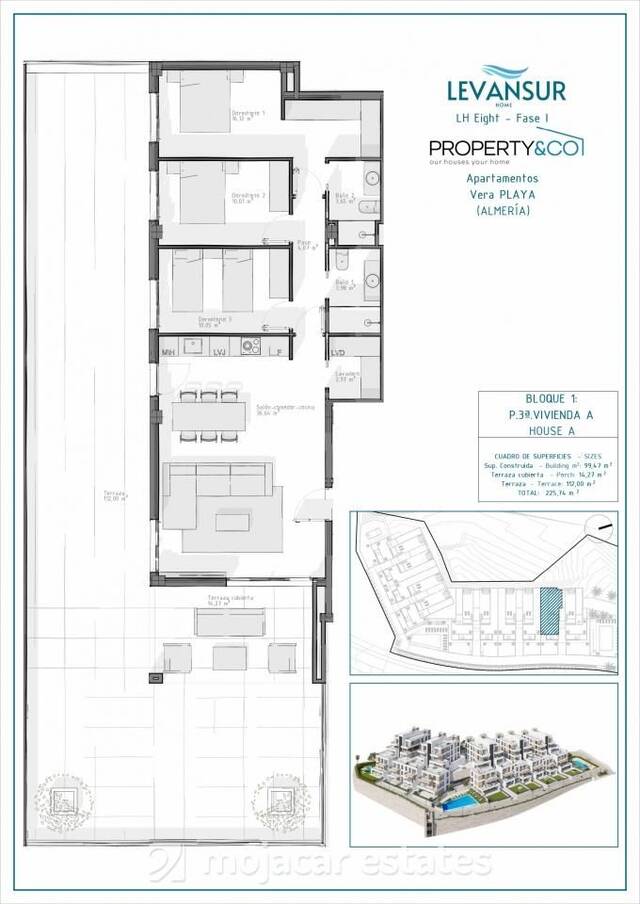 ME 3068: Apartment for Sale in Vera Playa, Almería