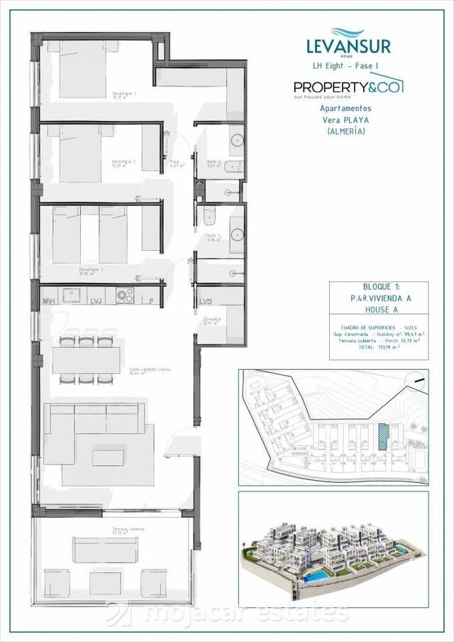 ME 3068: Apartment for Sale in Vera Playa, Almería