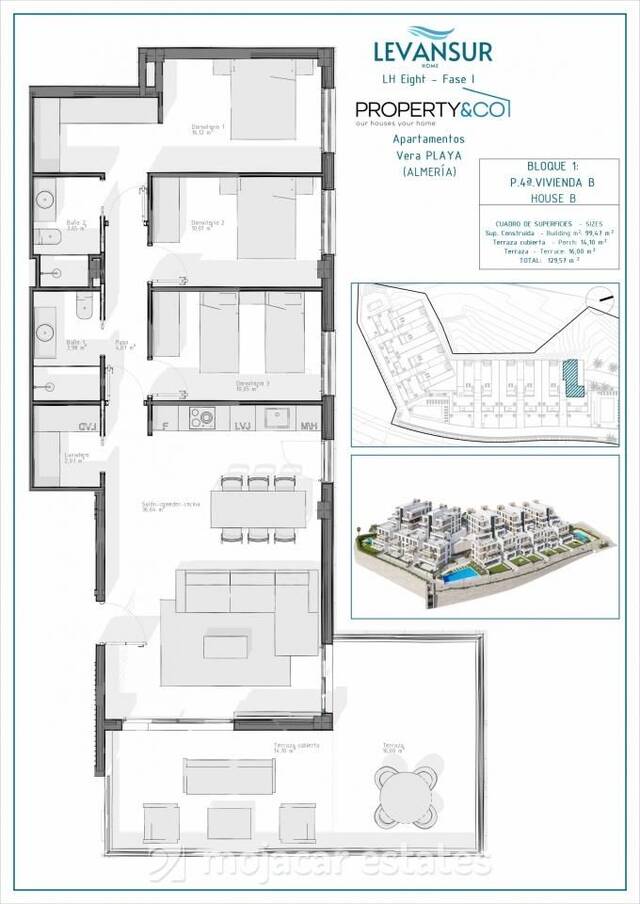 ME 3068: Apartment for Sale in Vera Playa, Almería
