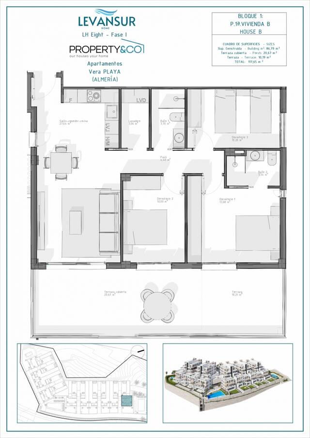 ME 3068: Apartment for Sale in Vera Playa, Almería