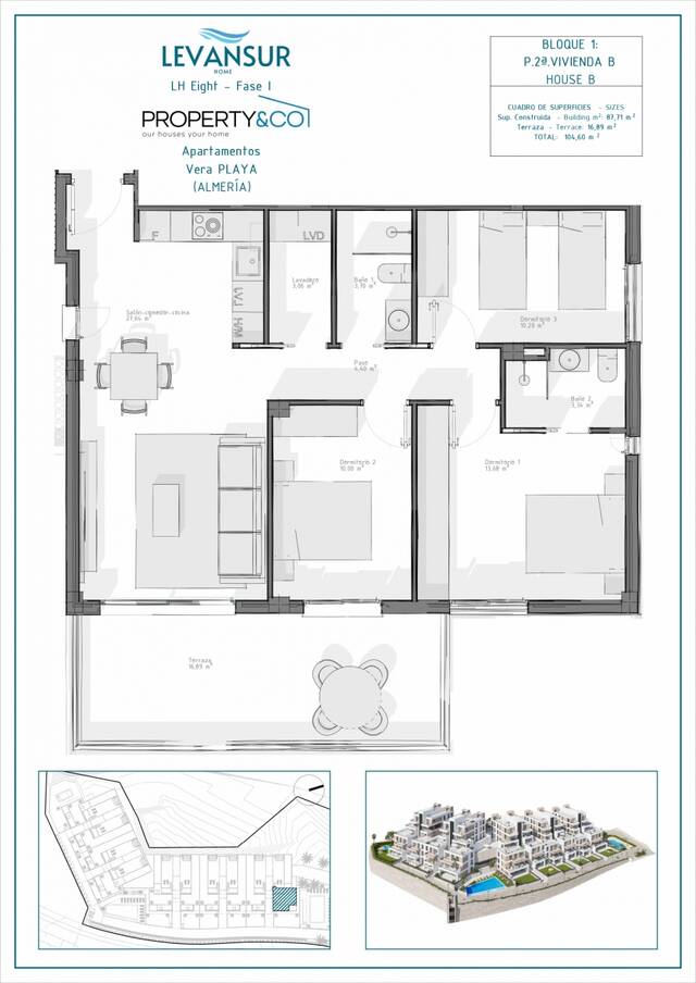 ME 3068: Apartment for Sale in Vera Playa, Almería