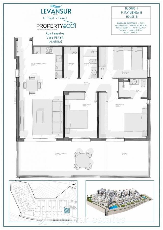 ME 3068: Apartment for Sale in Vera Playa, Almería