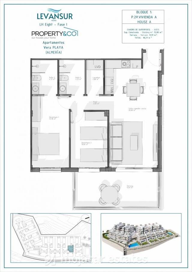 ME 3067: Apartment for Sale in Vera Playa, Almería