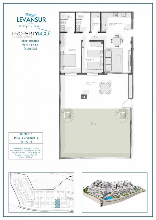 ME 3067: Apartment for Sale in Vera Playa, Almería