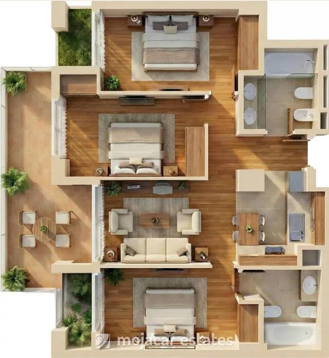 ME 3211: Apartment for Sale in Vera Playa, Almería