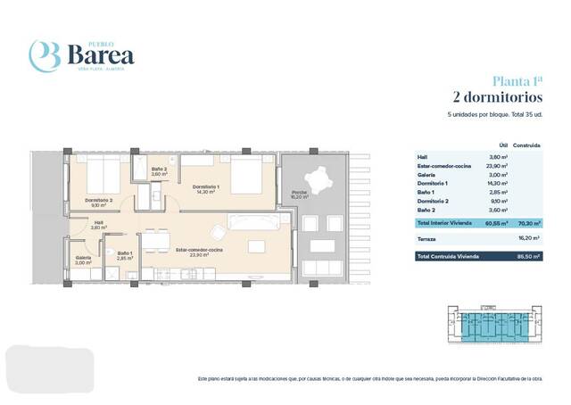 ME 3246: Apartment for Sale in Vera Playa, Almería