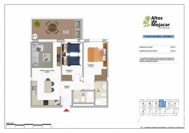 VIP8087: Apartment for Sale in Mojácar Playa, Almeria