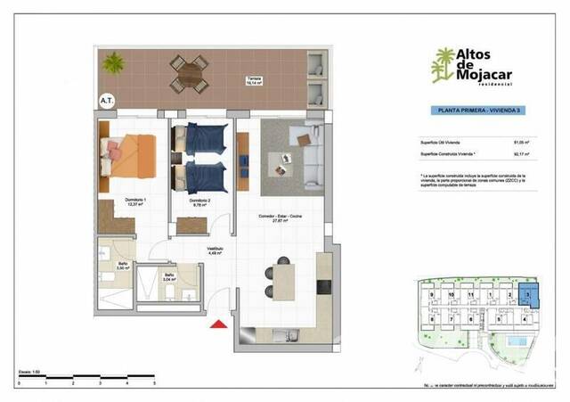 VIP8087: Apartment for Sale in Mojácar Playa, Almeria