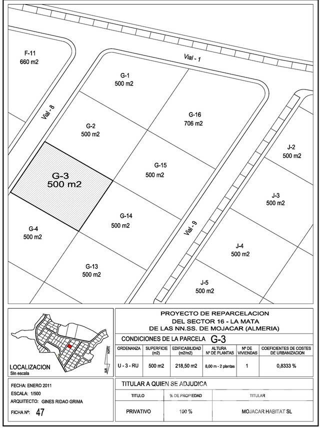 VIP7683: Land for Sale in Mojácar Playa, Almeria