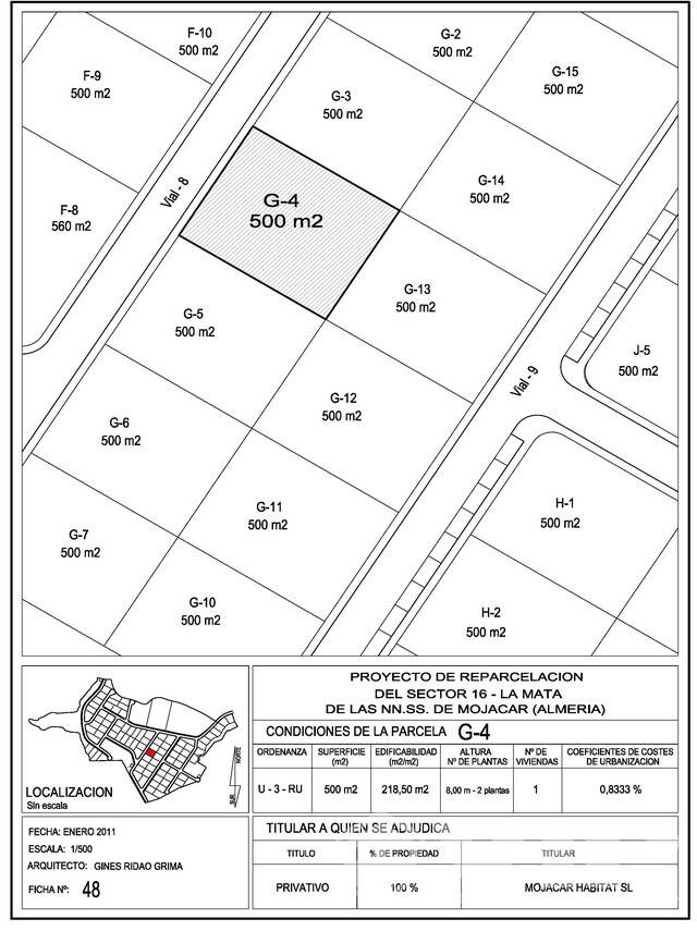 VIP7683: Land for Sale in Mojácar Playa, Almeria