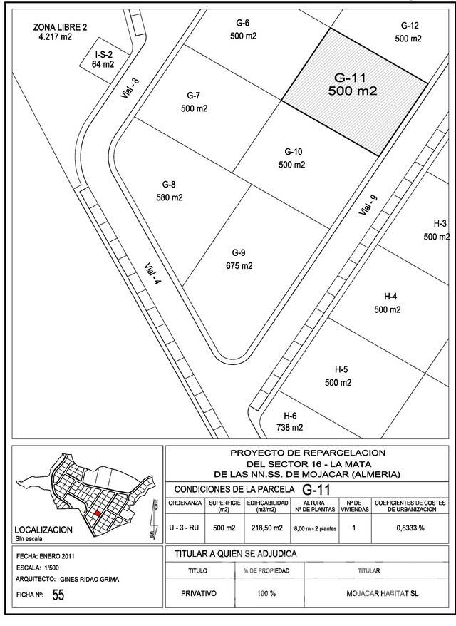 VIP7683: Land for Sale in Mojácar Playa, Almeria